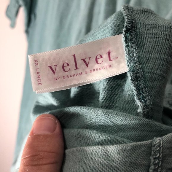 Velvet by Graham and Spencer light green collared - Picture 3 of 7